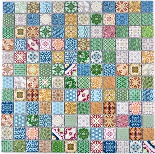 Mosaïque vintage céramique