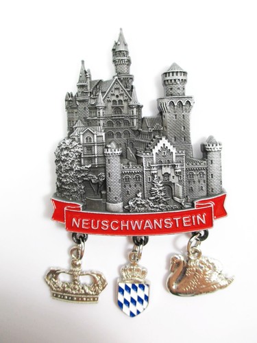 Château neuschwanstein aimant - neuschwanstein,