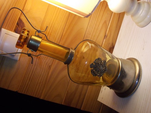 Bouteille musicale vintage