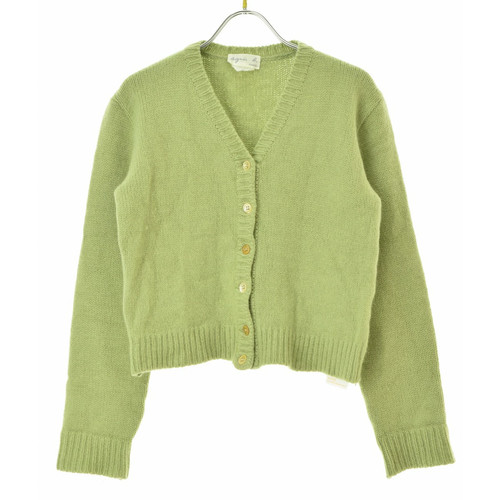 Cardigan agnès laine olive - cardigan,