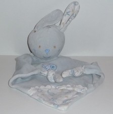 Doudou Lapin Sucre d'Orge - Bleu
