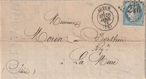 Lettre autun mure lac - la,