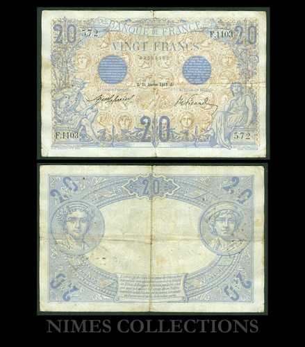 France francs bleu 31 - 20,