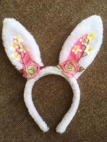 Fancy flower easter rabbit - fancy,