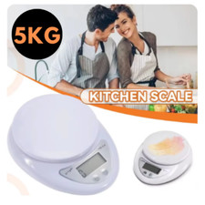 Balance de Cuisine 5kg/1g Electronique Haute Précision Écran LCD