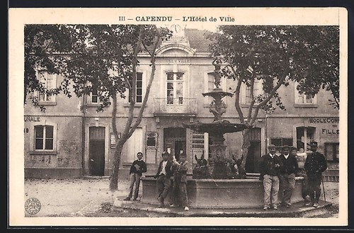 Cpa capendu hôtel - cpa, de