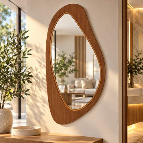 Homcom miroir mural - miroir,