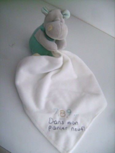 Doudou hippopotame baby - baby, nat'