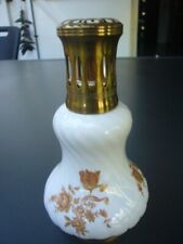 1879-ANTIQUE LAMPE BERGER  PARIS MADE IN FRANCE LIMOGES "PILLIVUYT ROSES D'OR " 