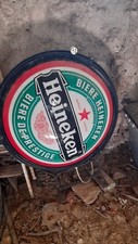 enseigne lumineuse Heineken de un mètre de diametre