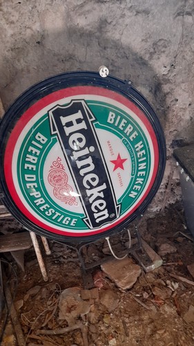 Enseigne lumineuse heineken - enseigne,