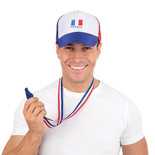 Sifflet plastique ruban bleu - sifflet,
