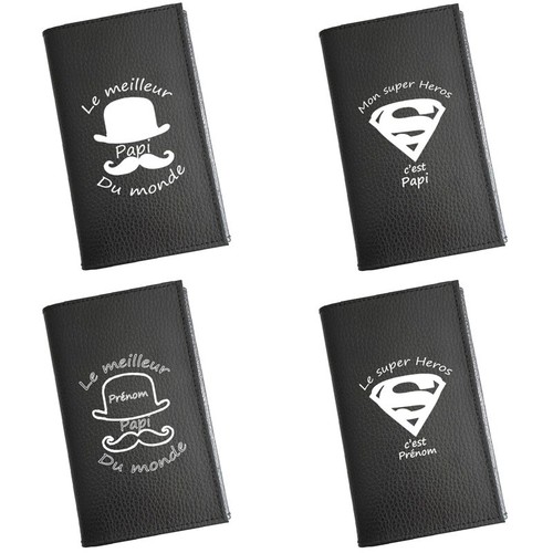 Etui porte carte grise noir - porte,