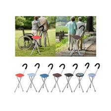 Canne pliante avec siège à