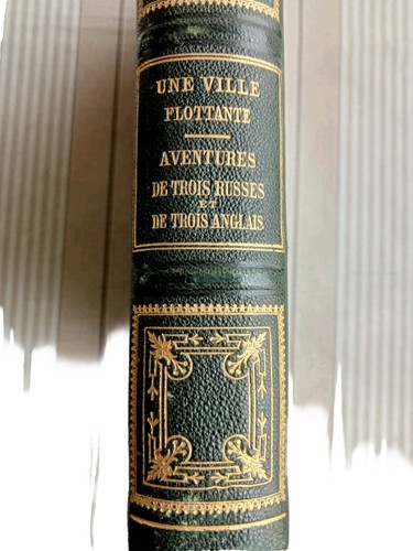 Rare cartonnage vert aux - cartonnage,