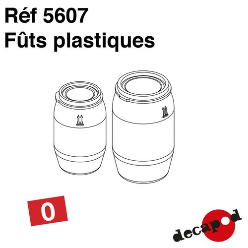 Fûts plastiques 595 5607 - fûts,