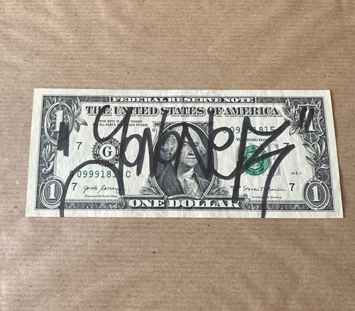 Jonone dollar dédicacé - dollar,