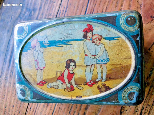 Ancienne boite fer année - boite, en