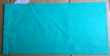Coupon tissu - Mondial tissus - Simili cuir Karia turquoise -50x100