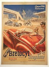 Affiche/Affiche automobile/Geo Ham/bidon D’Huile