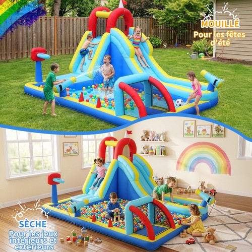 Château gonflable avec