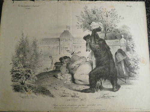 Grandville litho caricature - grandville,
