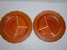  Pair Federal Glass Normandie