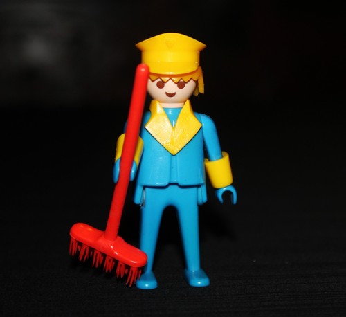 Playmobil cirque homme blond