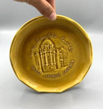 Coupelle publicitaire vintage Caisse d’Épargne Avignon – PROCERAM Aubagne