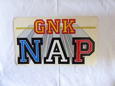 AUTOCOLLANT / STICKER  Vintage GNK-NAP KART / KARTING / TOP !