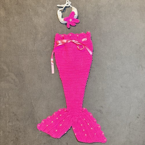 Handmade crochet baby mermaid - crochet,