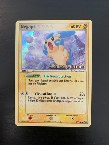Carte pokémon negapi 37 - carte,