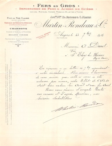 1914 fers gros martin - gros,