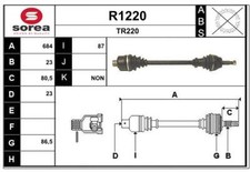 ⭐ Arbre de transmission SNRA