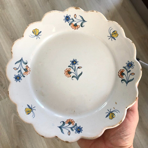Ancienne assiette faïence - assiette,