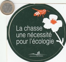 Autocollant.  Chasse