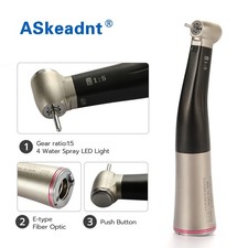 Dentaire 1:5 Contre-angle pièce à main lumière LED pour Sirona NSK KAVO rouge