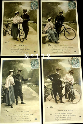 821 118 lot 5 cartes - ,