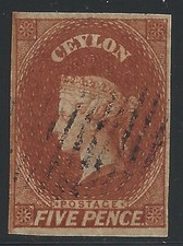 1857 CEYLAN - SG N°5D