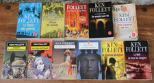 KEN FOLLETT - LOT DE 11 LIVRES - POCHE - UN MONDE SANS FIN - 1998 à 2023 - TBE