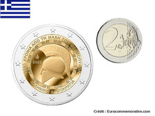 2€ Euros Commémorative Grèce 2020 Bataille thermopyles