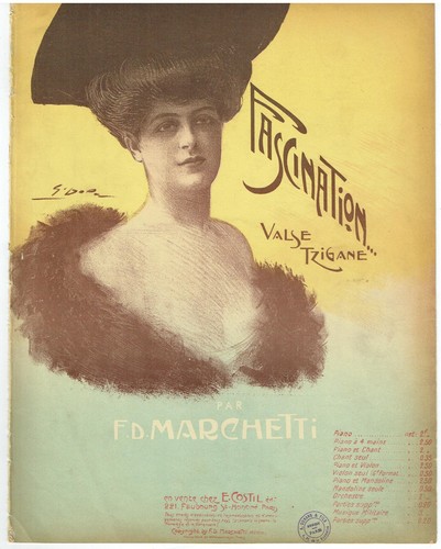 Partition fascination valse - partition,
