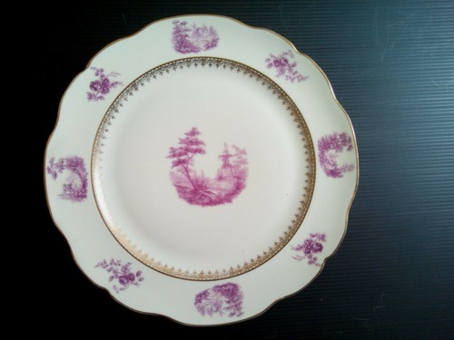 Assiette porcelaine fine - assiette,