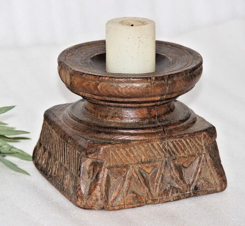 Porte bougie ancien - porte-bougie,