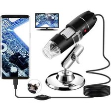 Microscope numérique USB Endoscope de grossissement 40X-1600X Portable Bysame...