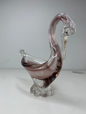 Cygne décoratif en verre –
