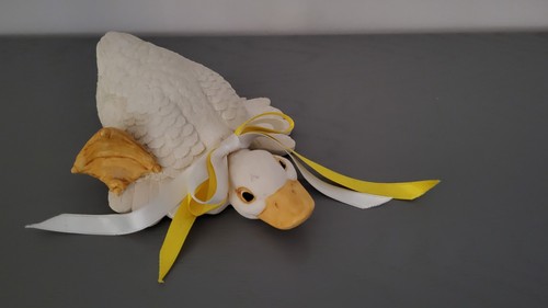 Figurine oie canard blanc - figurine, oie/canard