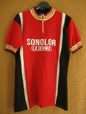 Maillot Cycliste Sonolor Lejeune 70'S vintage Acrylique jersey cycling - 3  / M