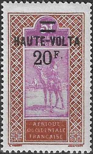Timbre haute volta colonies - timbre,