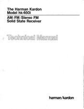 Service Manuel D'Instructions pour Harman Kardon Hk 460
